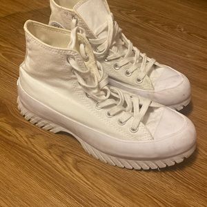 Converse lugged high top shoes